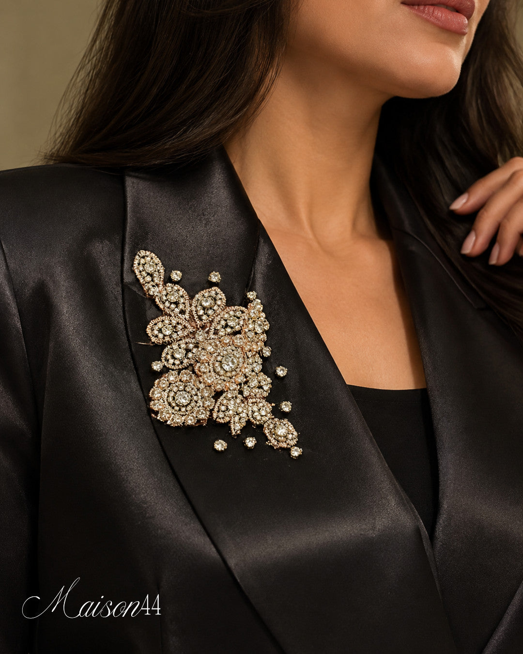Blazer Satin Black