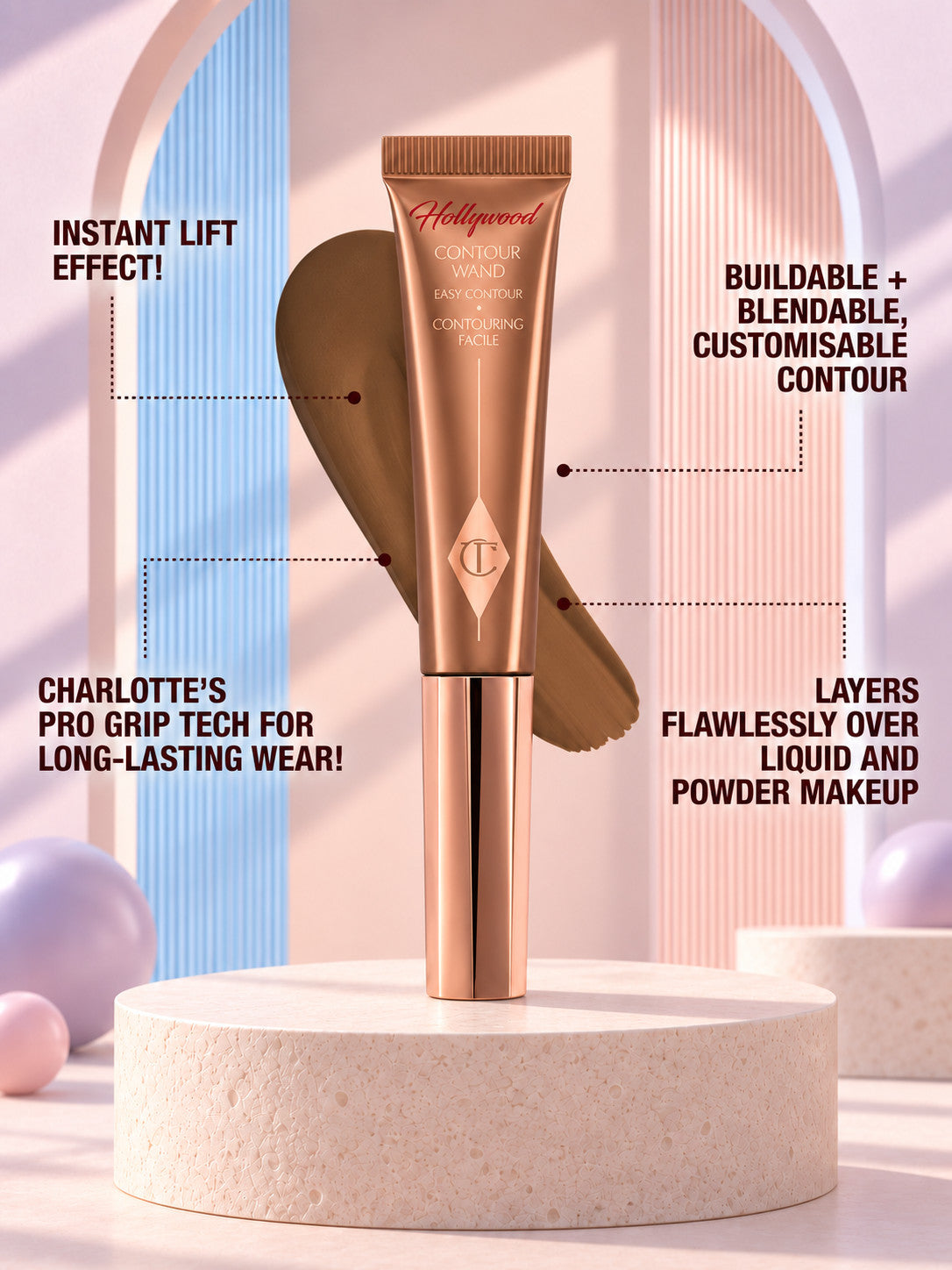 Charlotte Tilbury Hollywood Contour Wand - Medium-Deep
