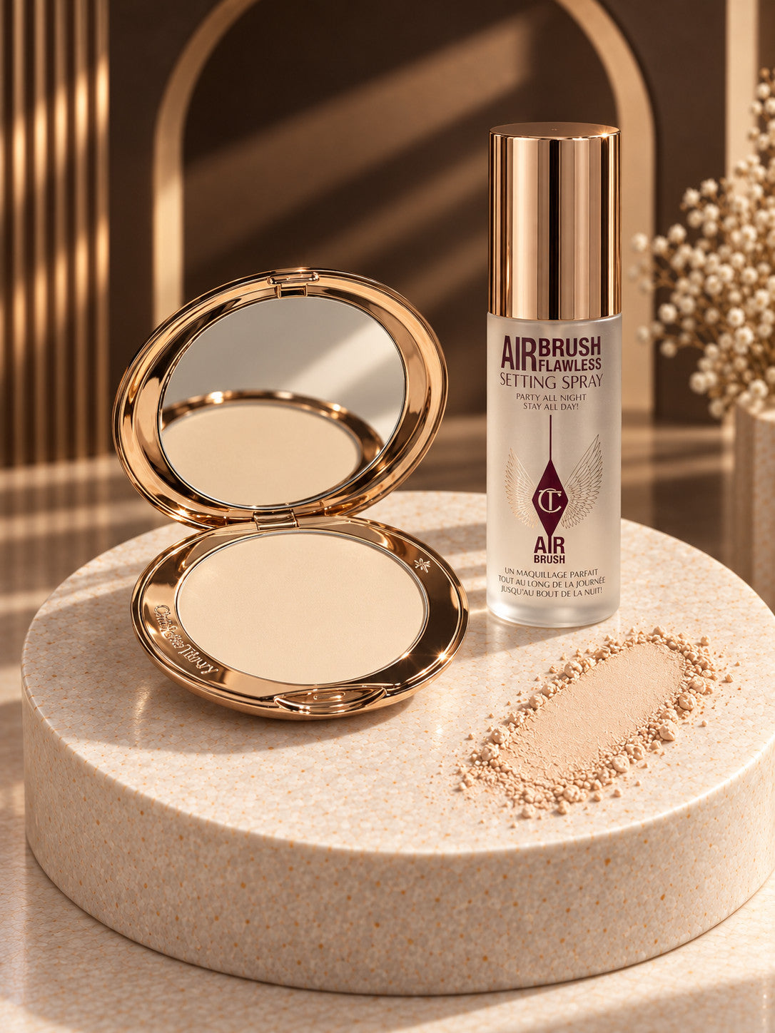Charlotte Tilbury Powder Palette with Mist