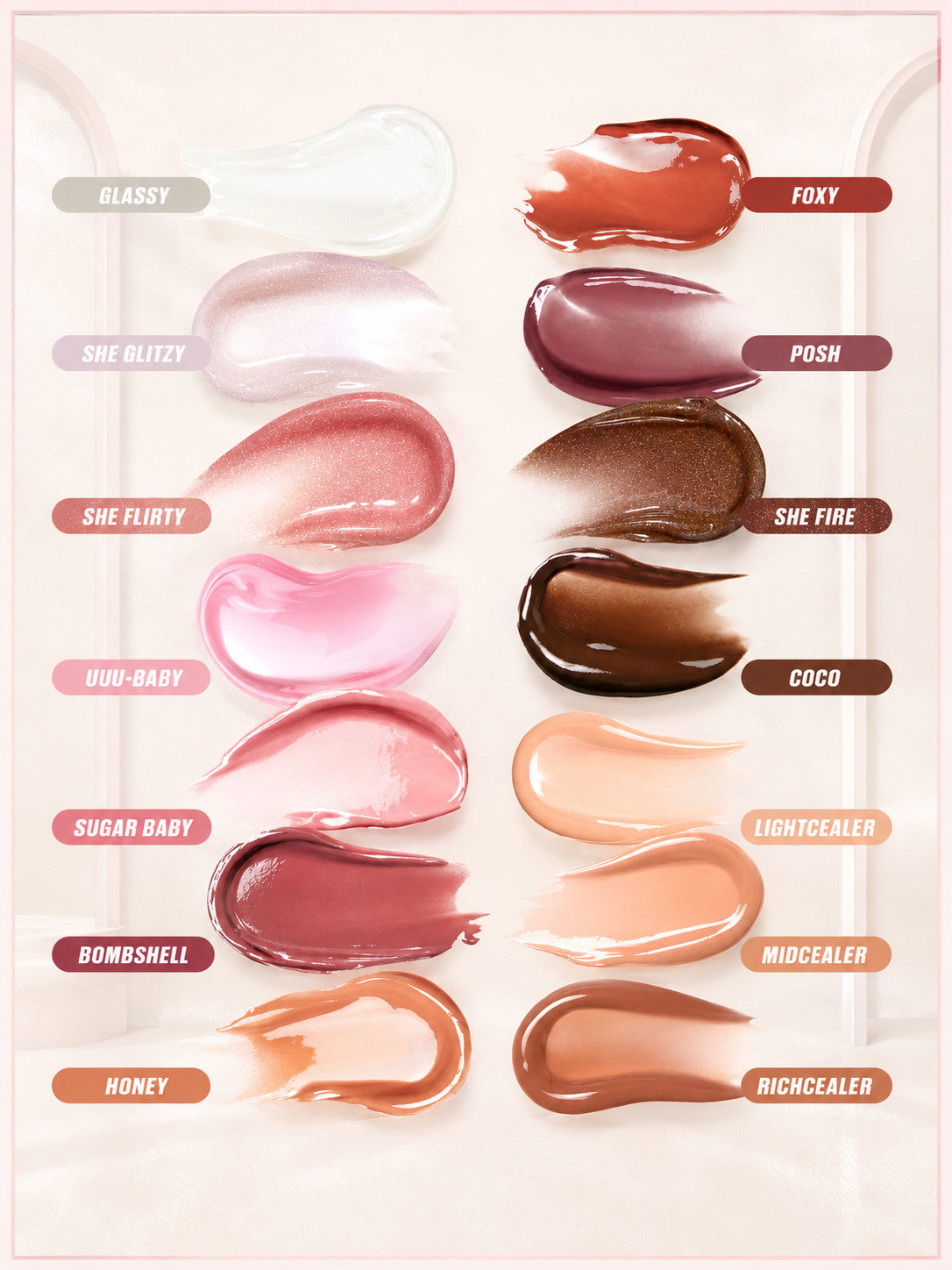 Huda Beauty Transparent Lip-Gloss
