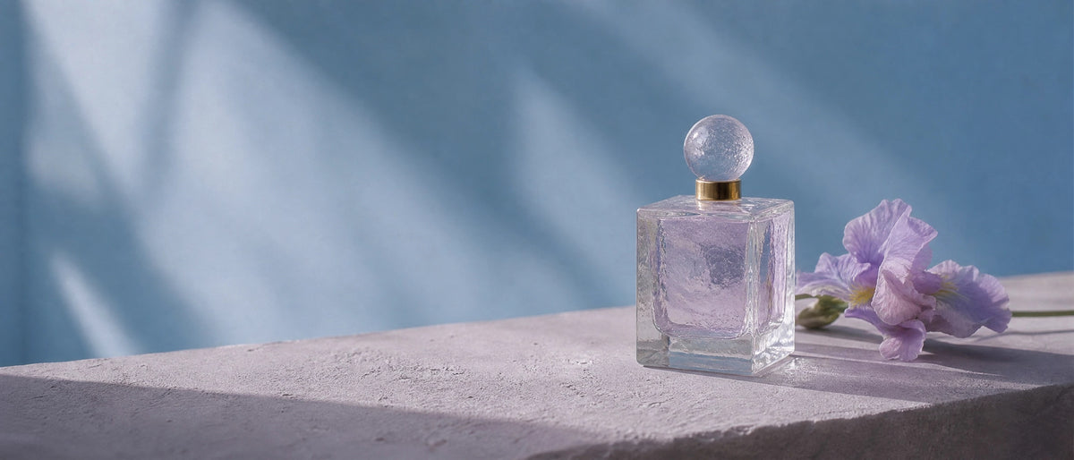 Benzoin, iris, soft woods