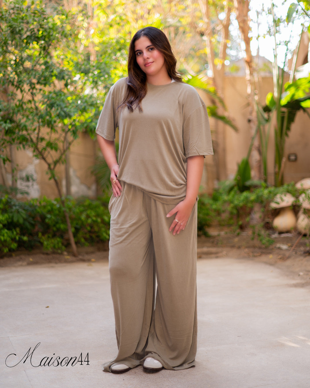 Olive Green with Half Sleeves Suit