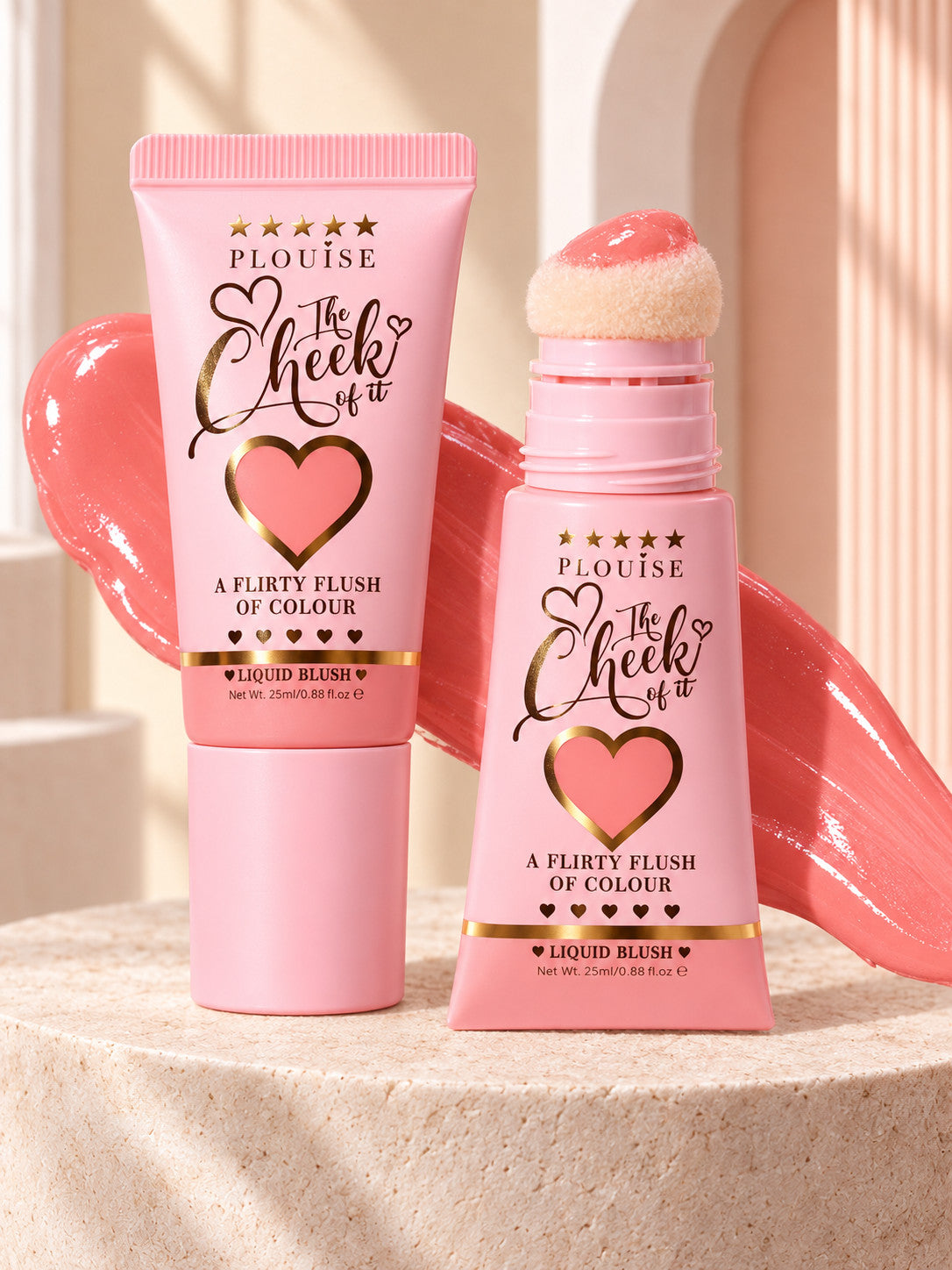 P.Louise The Cheek of It Liquid Blush - Legally Pink