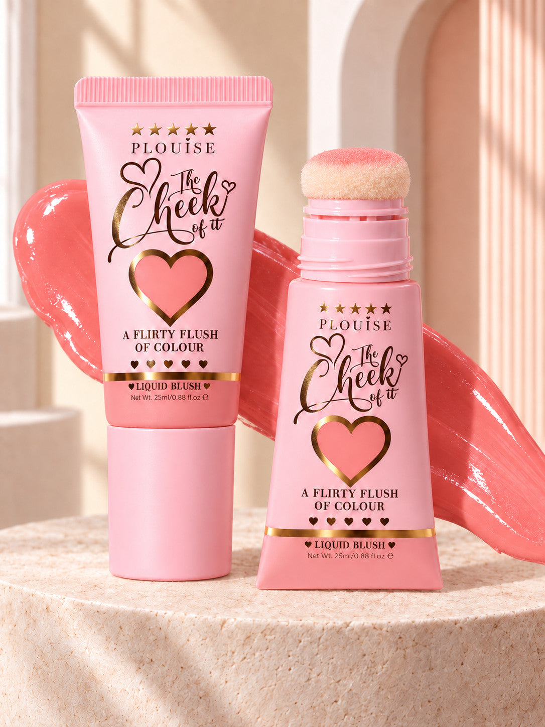 P.Louise The Cheek of It Liquid Blush - Legally Pink