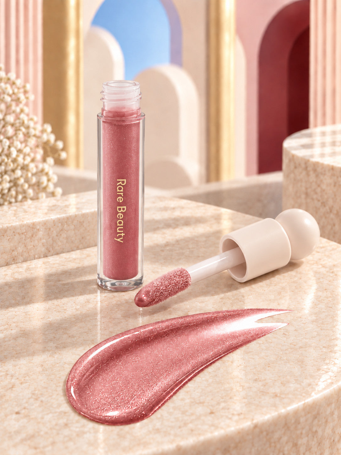 Rare Beauty Lip Gloss with Shimmer - Glimmer