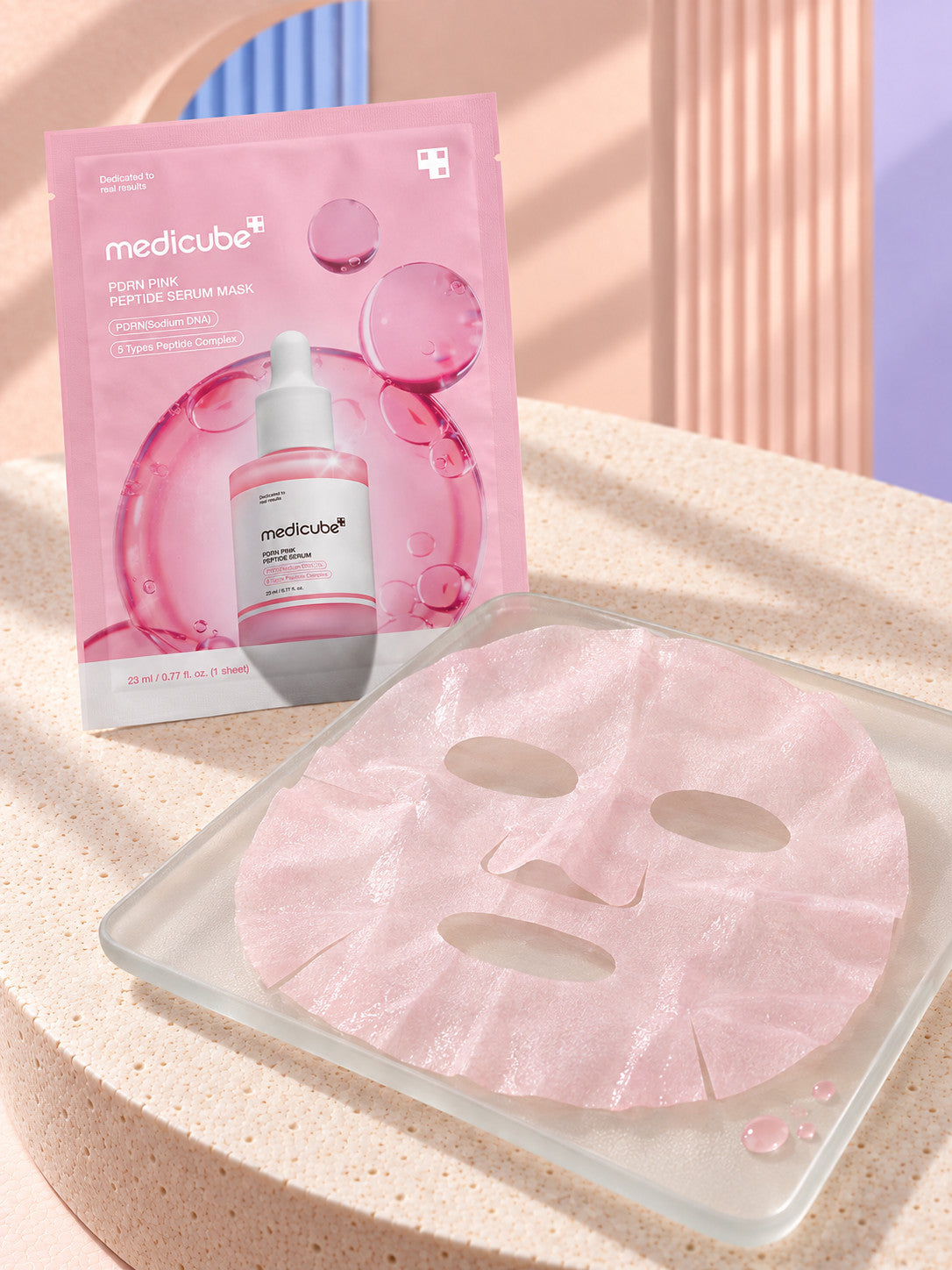Medicube PDRN Pink Peptide Serum Mask