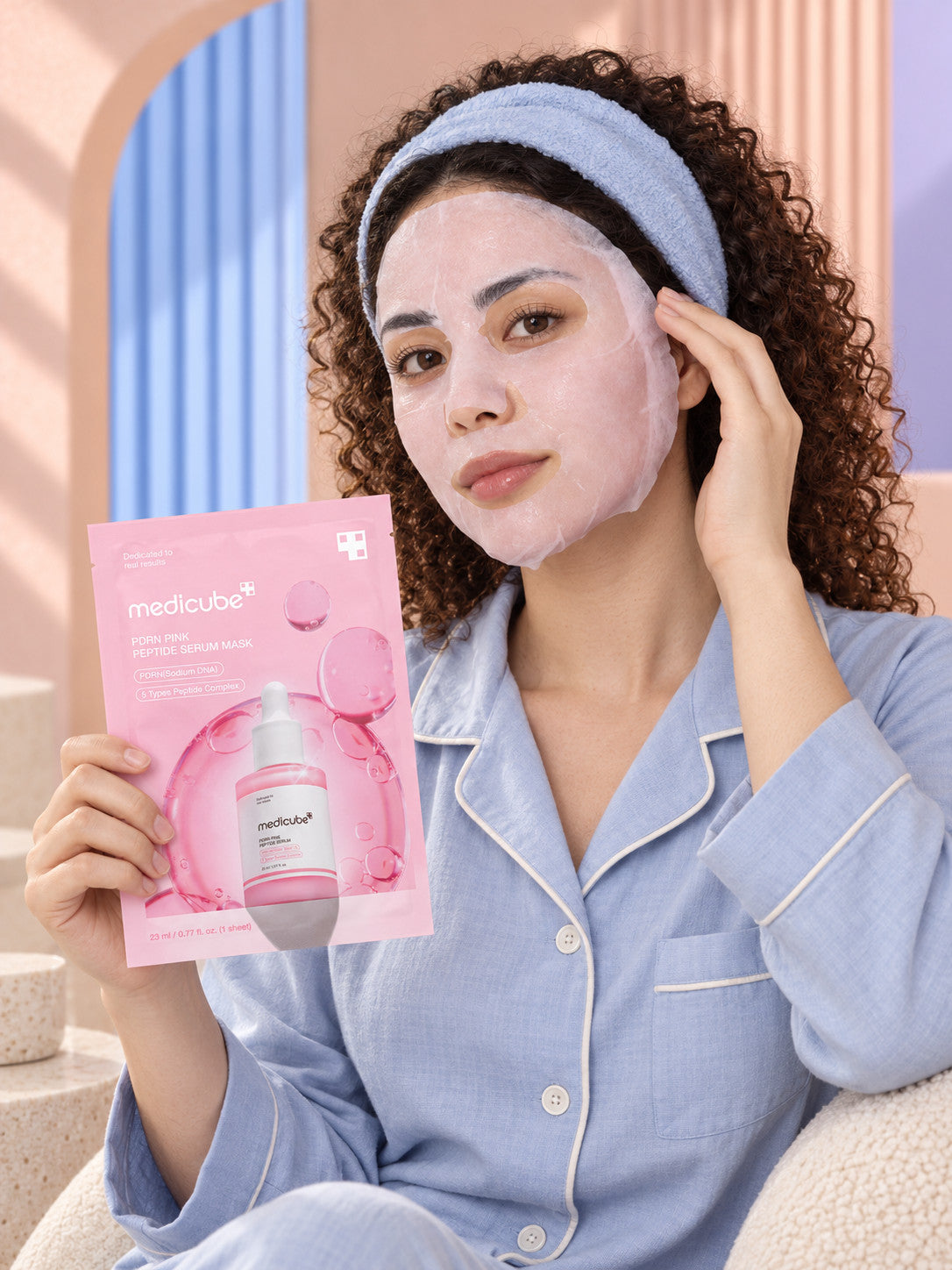 Medicube PDRN Pink Peptide Serum Mask