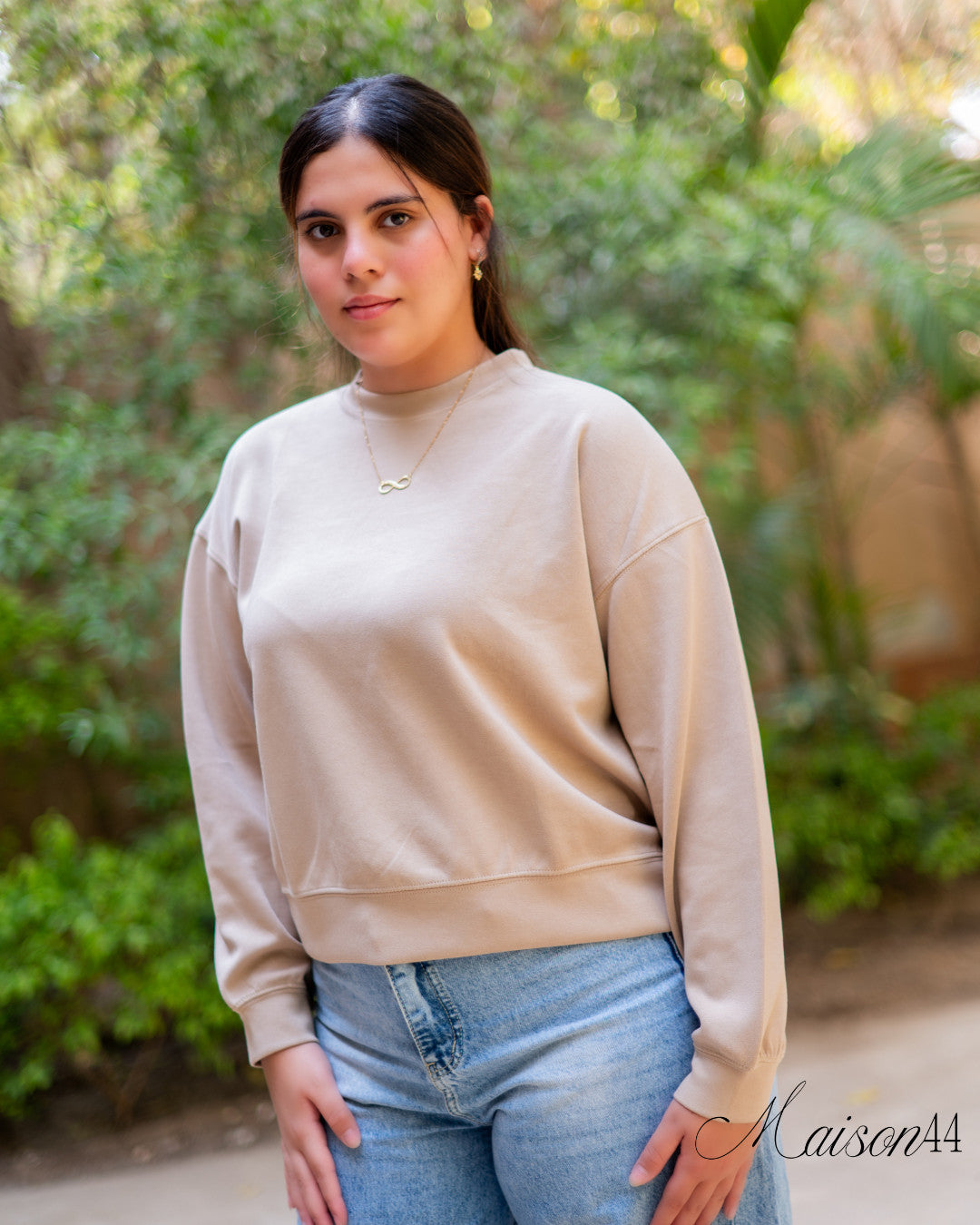 Sweatshirt Beige