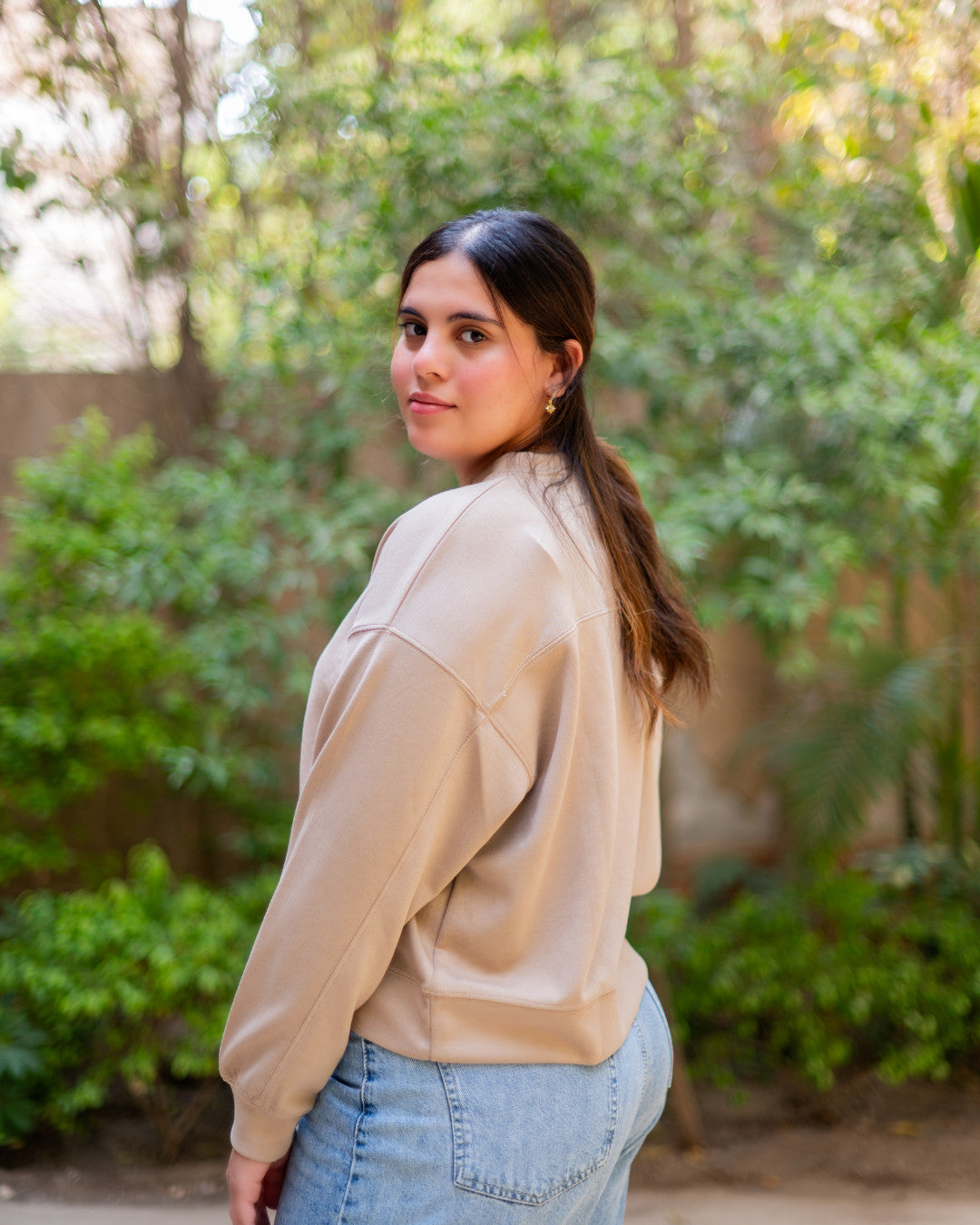 Sweatshirt Beige