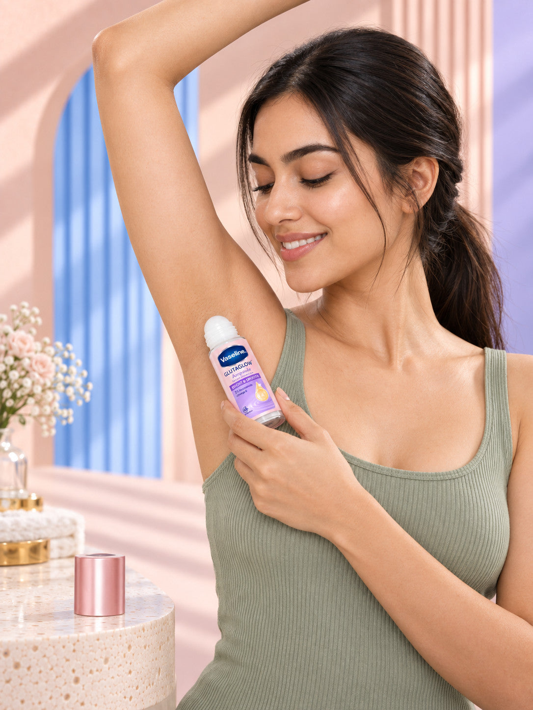 Vaseline Glutaglow Ampoule Serum Deodorant - Bright &amp; Smooth